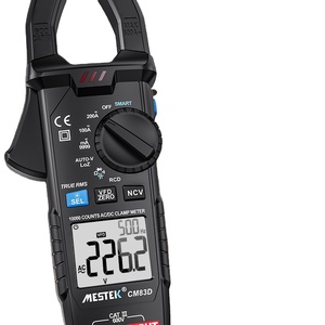 Digital AC DC Current Clamp Meter Multimeter True RMS 200A Auto Range Voltmeter Resistance <strong>Test</strong> Amp Meter Clamp