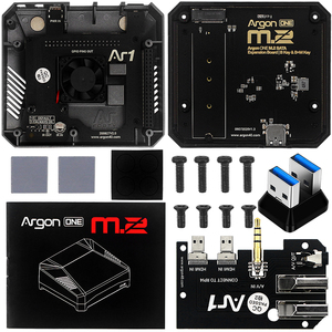 Juego de carcasas para raspberry pi 4, juego de carcasas de argón one M.2 con ventilador de refrigeración, los mejores precios - Product Image 5