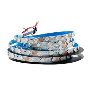 SK6812 Addressable Digital Pixel Magic Strip Light DC12V 6mm 60LEDs/meter SPI Rgbic s Shape Led Strip for Advertising Board