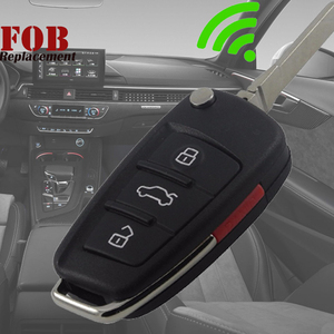 อะไหล่รีโมทคอนโทรลแบบไร้กุญแจ4ปุ่มสำหรับรถ Audi A3 A4 A6 A8 TT Q7 S6 MYT8Z0837231 4D0837231P 4D0837231E (ไม่มีชิป) - Product Image 6