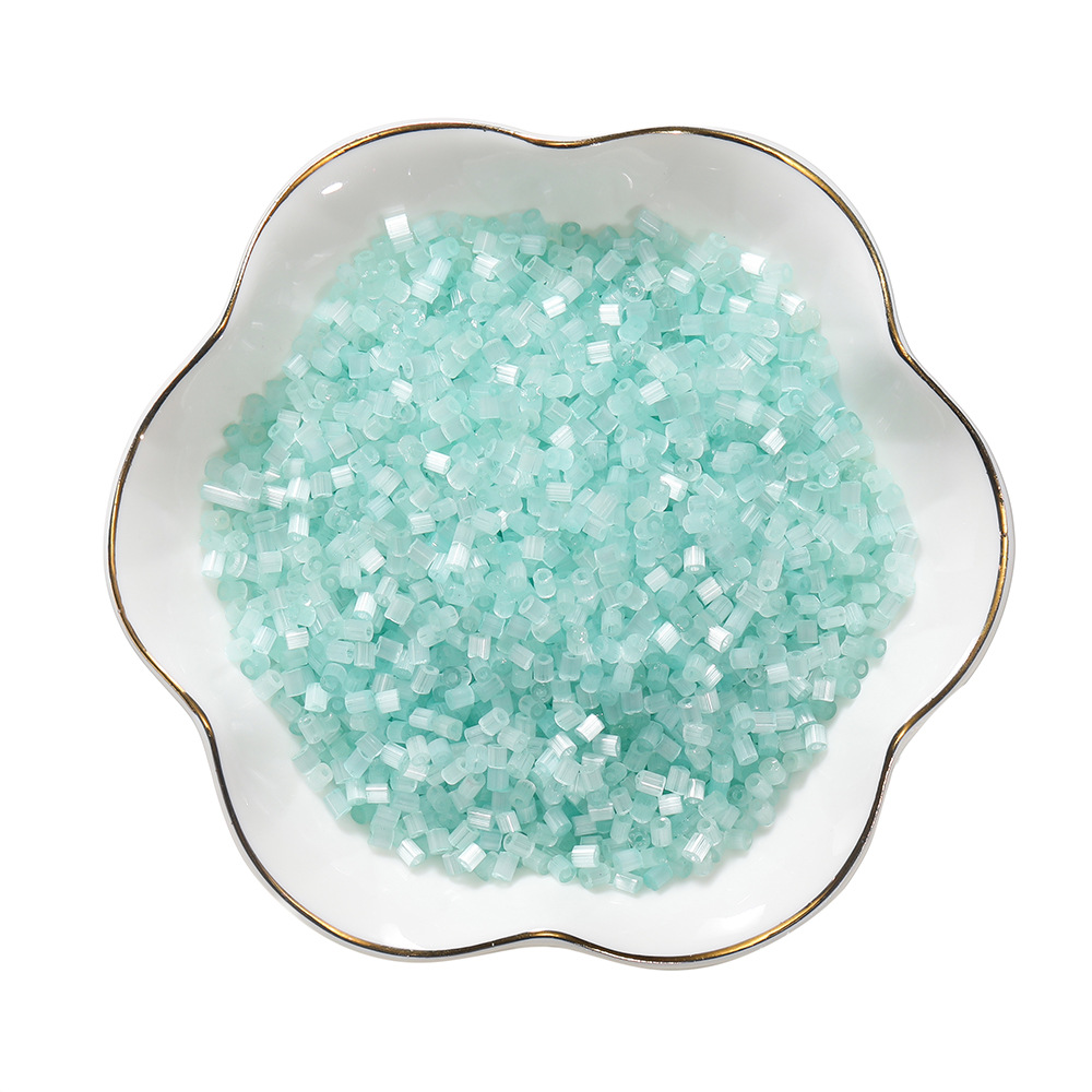 Perles de verre - bleu clair