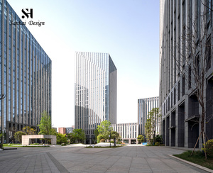 Sanhai超高層ビル建築設計サービス高架3Dレンダリング不動産オフィス高層ビル設計会社フロアプラン - Product Image 2