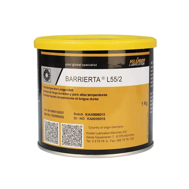 Kluber KLUBER BARRIERTA L5521 KGオイルと黄色のパッケージはSMTマウンターマシンに適しています