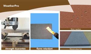 Pannello di parete prefabbricato in calcestruzzo ingegneria delle pareti interne ed esterne decorativo rivestimento in cemento - Product Image 6
