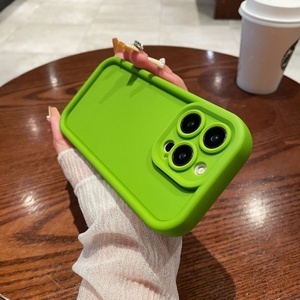 ソフトTPU携帯電話ケースiPhone 16 15 14 13 12 Pro Max Plusレンズ保護バックカバー - Product Image 2
