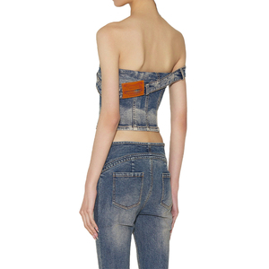 Classic Women's <strong>Tank</strong> Tops with Natural Waist Dislocation Design Solid <strong>Pattern</strong> and Woven Fabric Floor-Length Washable - Product Image 5