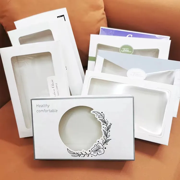 Reggiseno regalo in cartone di design di lusso e scatola di carta per biancheria intima per l'imballaggio della biancheria intima