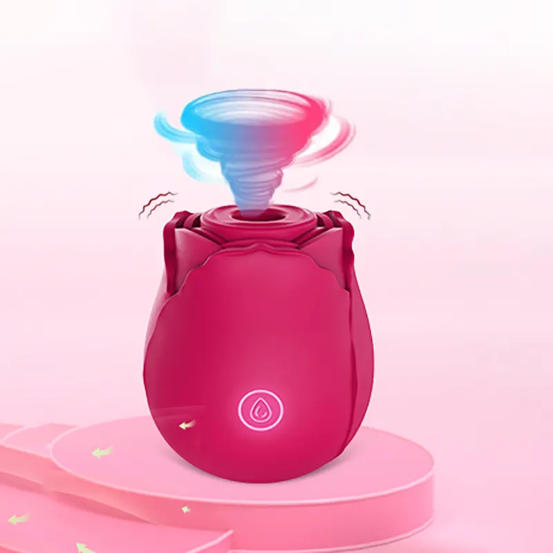 Sucking Vibrator âm vật hút cục máu đông âm vật clit Sucker núm vú kích thích đồ chơi tình dục Red Rose Vibrator cho phụ nữ quan hệ tình dục