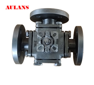 304 / 316L Smooth Rod Stainless Steel High Platform Three-<strong>way</strong> Ball Valve <strong>square</strong> Three-<strong>way</strong> Flange Ball Valve - Product Image 6
