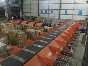 Sort Machine Automat sistema di trasporto logistico ruota Sorter smistatore girevole per il pacchetto di smistamento