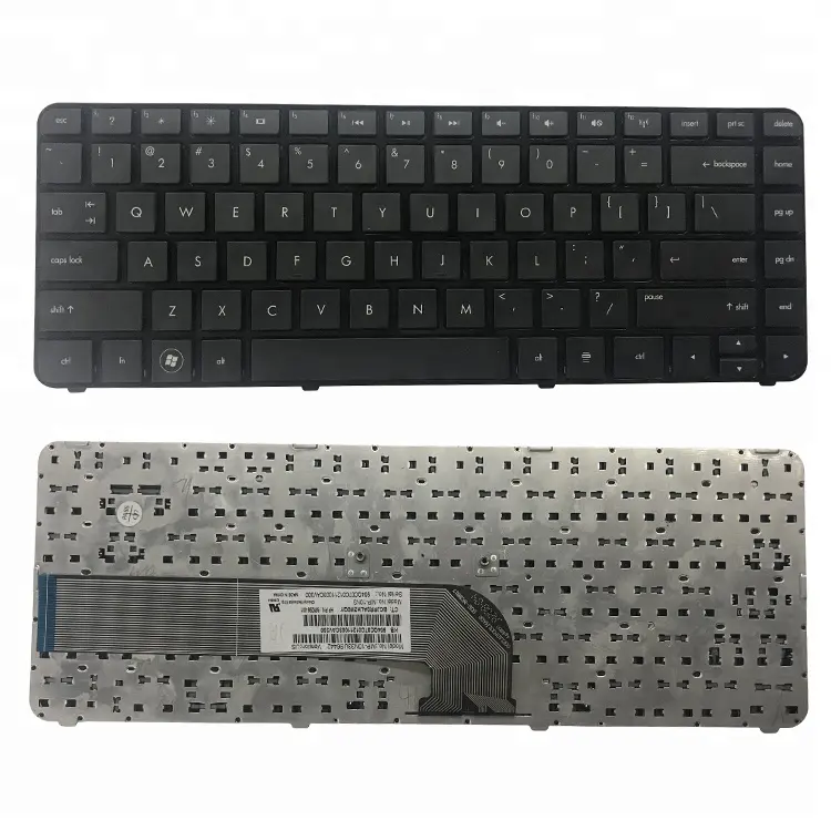 Nuevo teclado negro para portátil de alta calidad para HP, teclado español para portátil con diseño de CQ61 SP de 2, 0