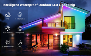 Beyaz sıcak Glow RGB LED şerit işıklar su geçirmez IP68 3500K 4100K çoklu renk RGB Led şerit işık seti - Product Image 5