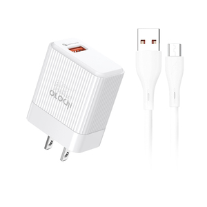 高品質の素材とユーザーフレンドリーなデザインの高速プレミアムUSB-C/V8充電器 - Product Image 5
