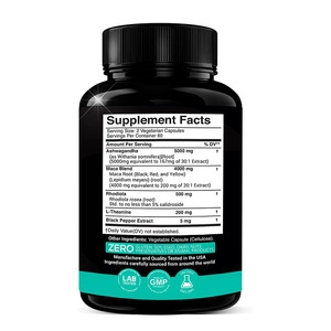 Oem tiên tiến Maca viên nang 60 thảo dược bổ sung người đàn ông năng lượng với Ashwagandha tự nhiên Booster Maca gốc Nhãn hiệu riêng - Product Image 3