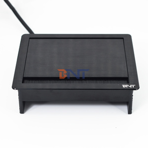 Hub de toma de corriente de mesa, 2 salidas de CA, múltiples tomas de corriente incorporadas, cubierta abatible PD20W 16A para conferencias de oficina de EE. UU. - Product Image 6
