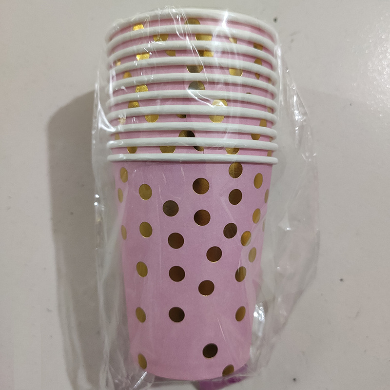 Tasse rose * 10 pièces