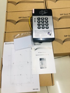 Waterproof IP <strong>Intercom</strong> Door Phone <strong>SIP</strong> Phone Audio with VoIP Features - Product Image 3