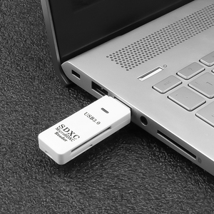 适用于SDHC SDXC微型TF SD适配器SD/TF跨闪存卡转换器工具的迷你超高速2合1 USB 3.0读卡器 - Product Image 5