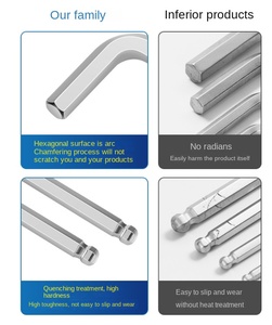 Çin fabrika paslanmaz çelik DIY sınıf düz Allen anahtarları OEM özelleştirilmiş destek ile l-anahtarı ve Hex anahtar - Product Image 4