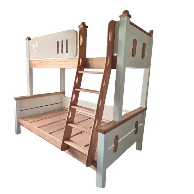 Cabaña cama niños niñas princesa hermoso dormitorio de madera alta calidad niños litera niños cama