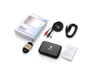 B10 <strong>Bluetooth</strong> Receiver <strong>NFC</strong>/USB Disk Music Reading Stereo Wireless Adapter 3.5mm AUX/RCA Car Speaker <strong>Bluetooth</strong> Audio Receiver