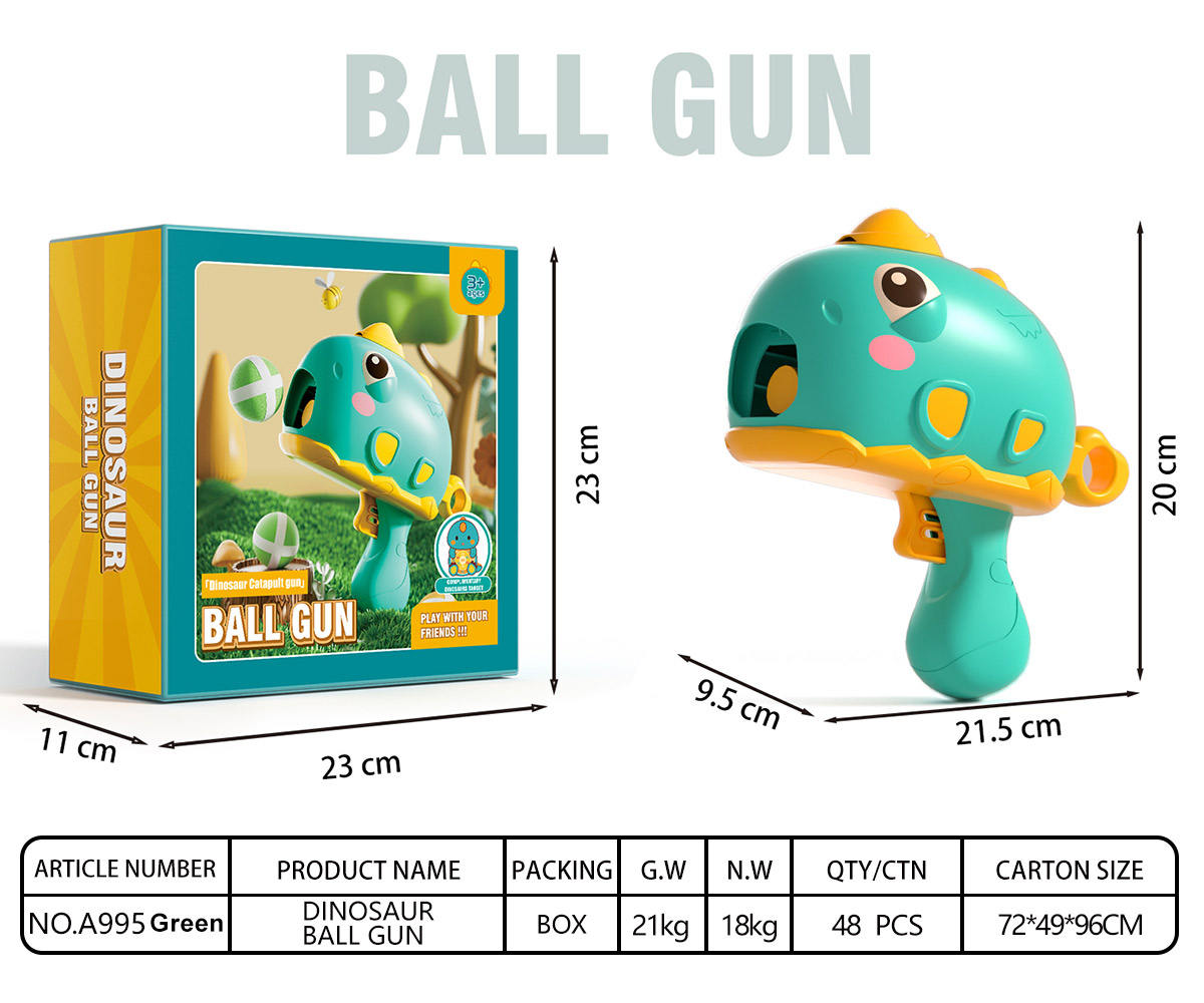 Pistolet de dinosaure A995-Green