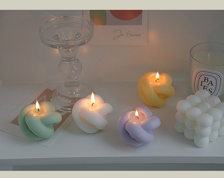 Rose Flower Aromatherapy Scented Soy Wax Candle Romantic Cute 6