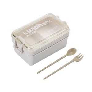 Bento hộp 950ml nhiều lớp Hộp Ăn Trưa với bộ đồ ăn leakproof Bento Hộp Du Lịch Văn Phòng TrườNg trẻ em thực phẩm di động container - Product Image 2