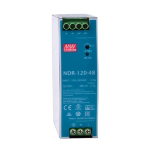 Meanwell NDR-120-48 48V 2.5A 120W産業用DINレールタイプ電源シングルグループ出力10A現在DC周波数 - Product Image 3