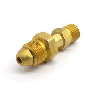 Gas Flow Control Brass CO2 <strong>Regulator</strong> to <strong>Nitrogen</strong> Tank Adapter CGA 320 Male Female Pipe Fittings