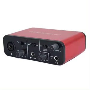 2024 TOP SALE Usb Audio Sound Card Adapter with <strong>Line</strong> in Pro Tools Recording Audio Interface - Product Image 3