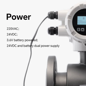 Medidor de flujo electromagnético anticorrosión con revestimiento de PTFE del proveedor de China 4-20ma/medidor de flujo magnético Iot remoto de salida de pulso - Product Image 4