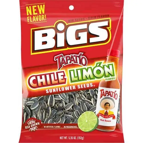 Semillas de girasol Big Chile Limon, 5,35 onzas (1 bolsa)