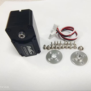 Feetech STS3250 12 В 50 кг Магнитный кодировщик с двойным валом TTL с высоким крутящим моментом, цифровой водонепроницаемый сервопривод для радиоуправляемых автомобилей Baja робот - Product Image 1