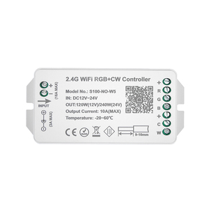 Прямая продажа, технология управления PWM, универсальный 433 м RF 2,4 г WIFI RGB CW TUYA RGB светодиодный контроллер - Product Image 2