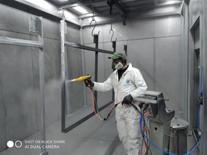 Linea di rivestimento manuale elettrostatico compatto in polvere per i clienti in Irlanda - Product Image 2