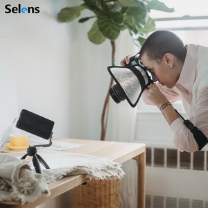 Selens ซอฟต์บ็อกซ์ตัวกระจายแฟลชแบบ2 In 1,ตัวกระจายแสงแฟลชตัวสะท้อนแสงสองด้านกล่องซอฟต์บ็อกซ์ทรงแปดเหลี่ยมพับได้สี่เหลี่ยมผืนผ้าสำหรับ Speedlight - Product Image 6