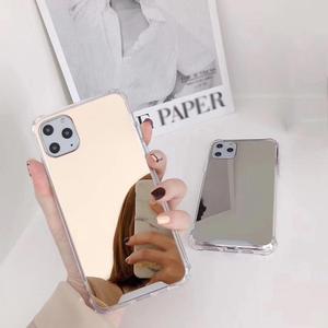IPhone 15.16 için Pro Max durumda makyaj aynası adet cep telefonu arka kapak kabuk ile iPhone kılıfları için - Product Image 1