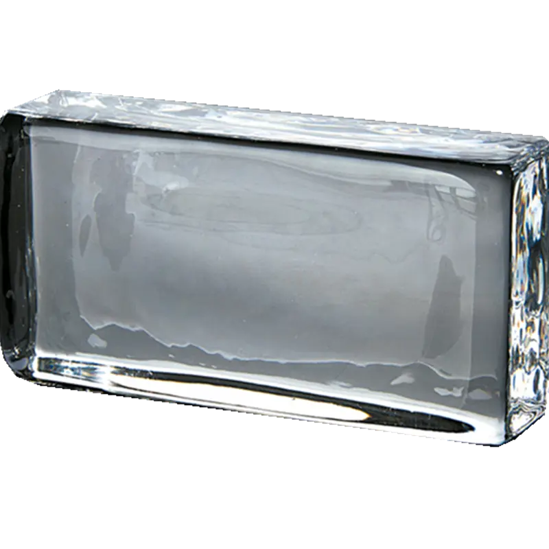 K9 cristal sólido vidro fundido tijolo cristal transparente fusível tijolos de vidro para partição de parede do hotel