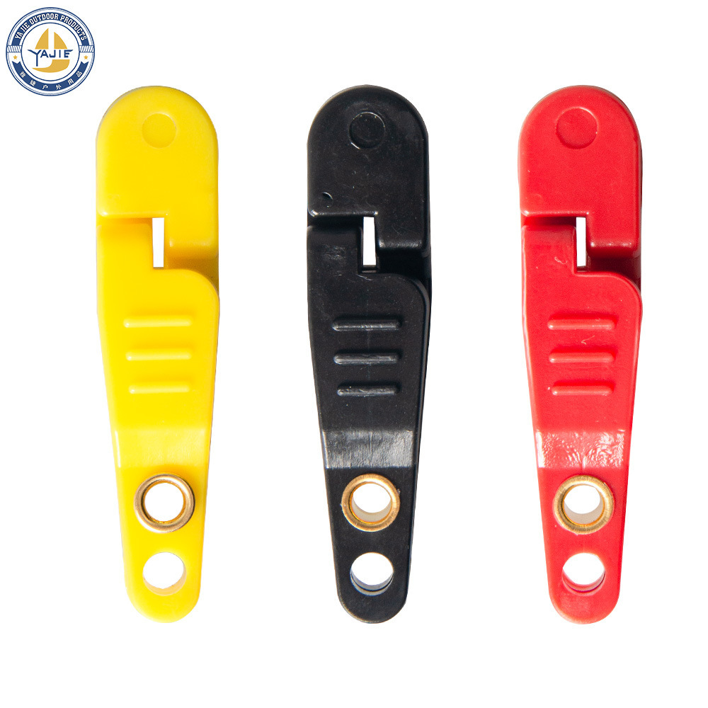 Clips de liberación de línea de pesca, 3 colores, 1 paquete