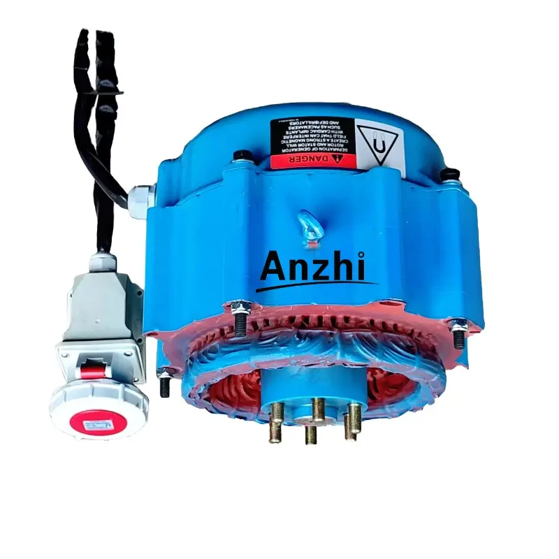 Anzhi 8-Winkel blauer lagerloser Generator, das erste inländische Erfindungspatent