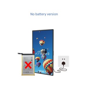Blue Light <strong>Filter</strong> 31.5 EPaper Display Low Power Consumption Battery-Free E-Signage Module Original Version in E-Ink Blue - Product Image 4