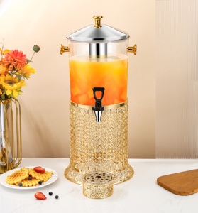 パーティーやケータリング用の蛇口モダンスタイルのプラスチックと飲料ディスペンサーを備えた豪華な8L大容量ジュースディスペンサー - Product Image 2