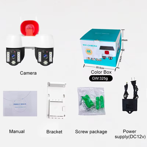 Cámara CCTV de seguridad de doble lente para exteriores de 8MP, sensor PIR dual, seguimiento de movimiento, WiFi, cámara de red de seguridad IP PTZ inalámbrica - Product Image 6