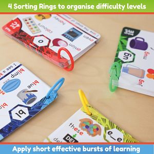 Schede Flash per i bambini imparano a leggere digrafi in CVC si fonde suoni vocalici lunghi giochi Homeschool attività di studio educativo - Product Image 2