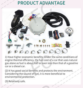 CNG Sequential Injection Kit Conversion System der 3. Generation von FC mit ECU und Reduzier stück für Automobil anwendungen