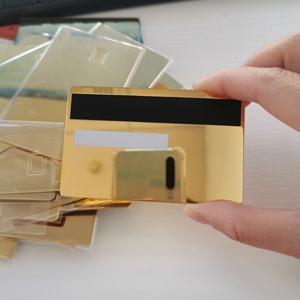 Completamente funzionante Su Misura di Lusso di Credito Metallo Carta di Debito in bianco java emv chip Card - Product Image 6