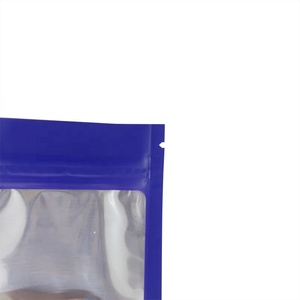 100 adet 7x9cm 1g mat renkler ile kilitli poşet temizle pencere buzlu plastik küçük torbalar ambalaj 9 renkler - Product Image 6