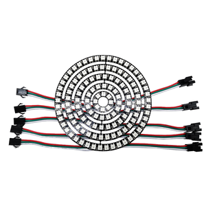 WS2812B SMD RGB Pixel Rin glicht DC5V Adressierbares Rund modul 16/LEDs USB-Konnektivität für Arduino/ESP8266 1m