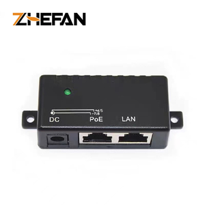 ZHEFAN precio de fábrica PoE Splitter PoE inyector RJ45 DC 5,5mm * 2,1mm entrada pasiva PoE inyectar divisor adaptador conector - Product Image 2